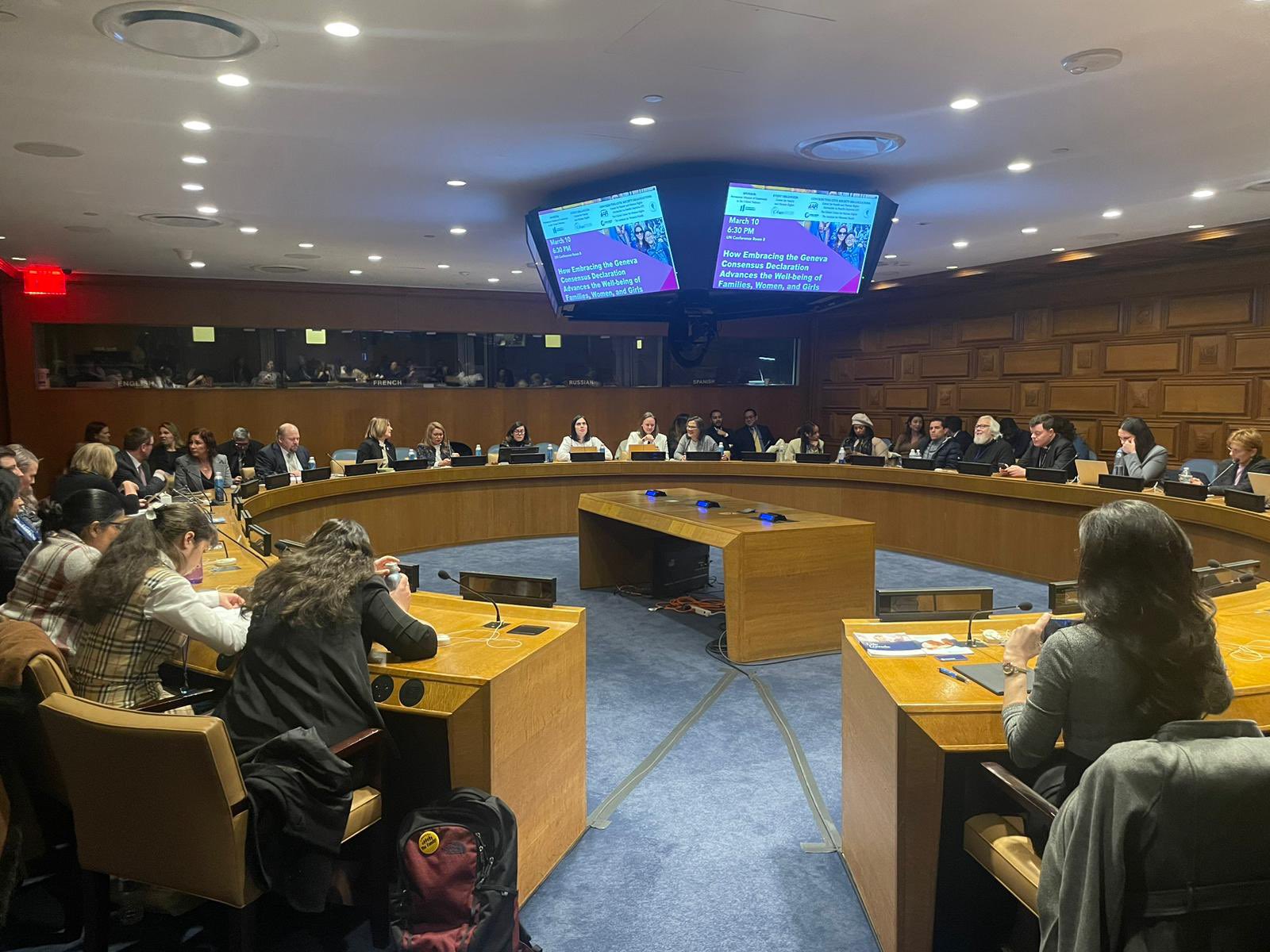 Geneva Consensus Declaration Panel at the United Nations