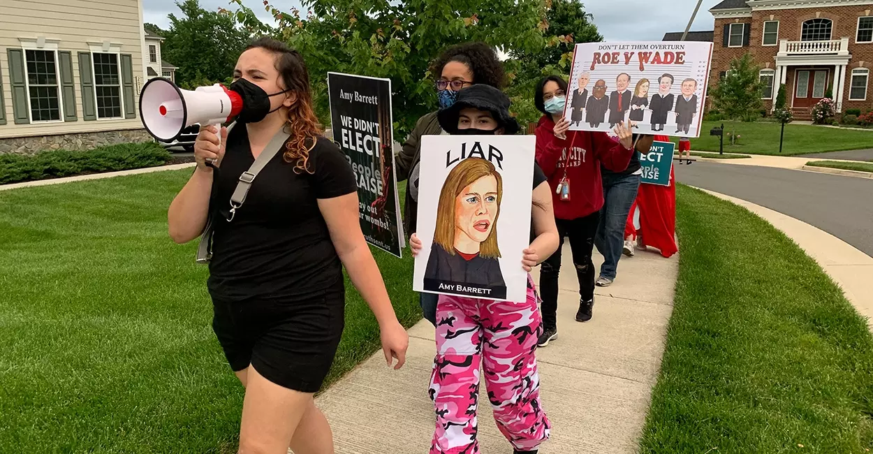 FBI had investigative interest in protests at justices’ homes, but apparently took no action, document reveals