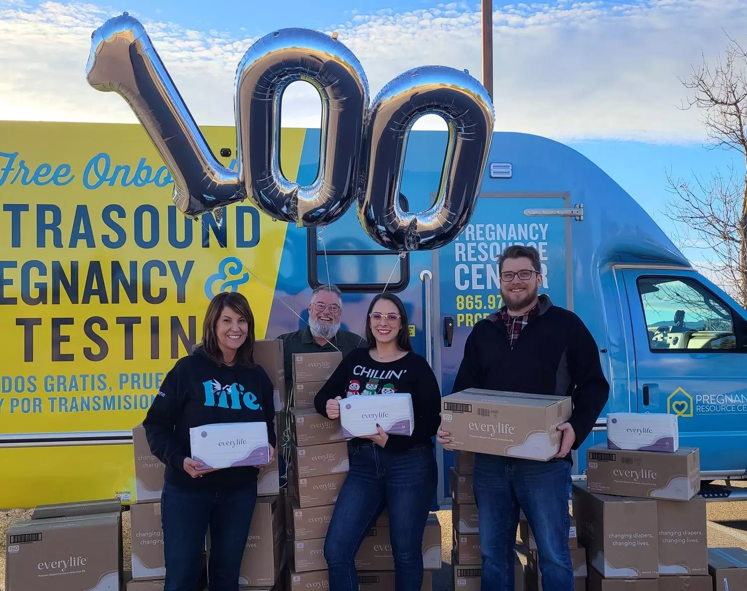 Save the Storks celebrates 100th mobile unit