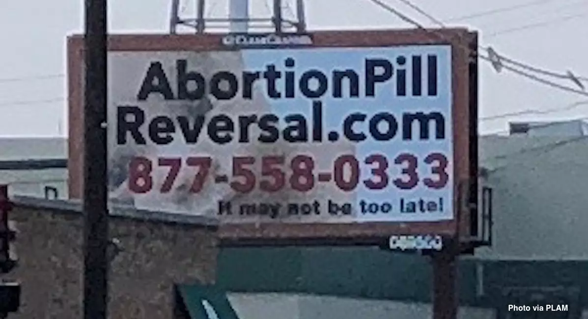 Two Abortion Pill Reversal billboards near Planned Parenthood removed after threat from billboard stand owner