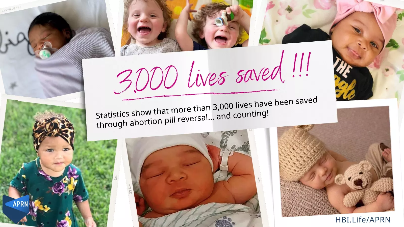 “Miracles walking among us” – Abortion Pill Rescue up to 3K lives saved