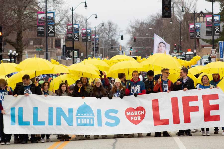 Illinois March for Life participants proclaim “women deserve better” as they work to influence state legislators