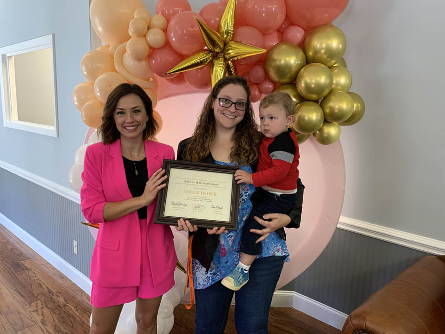 “Excited” and “appreciative,” latest mom receives Unplanned Movie Scholarship