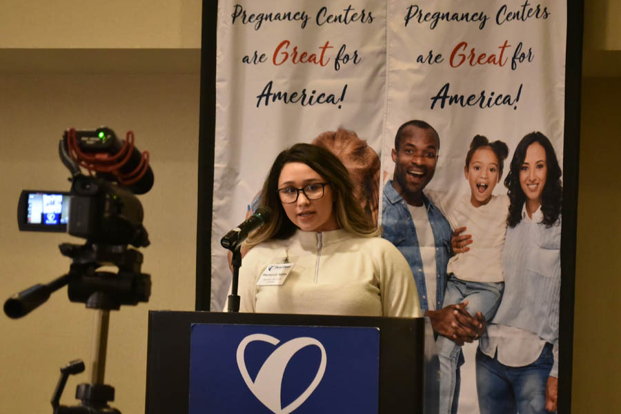 Once a teen mom, Mackenzie chose life twice, tells her story on Capitol Hill