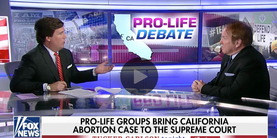 WATCH: NIFLA President Blasts ACLU for Supporting Free Speech for Nazis While Attacking Pro-Lifers